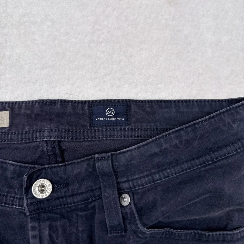 AG Adriano Goldschmied Graduate Pants Mens Size 30 x 27 Navy Blue Tailored Leg - Picture 5 of 8